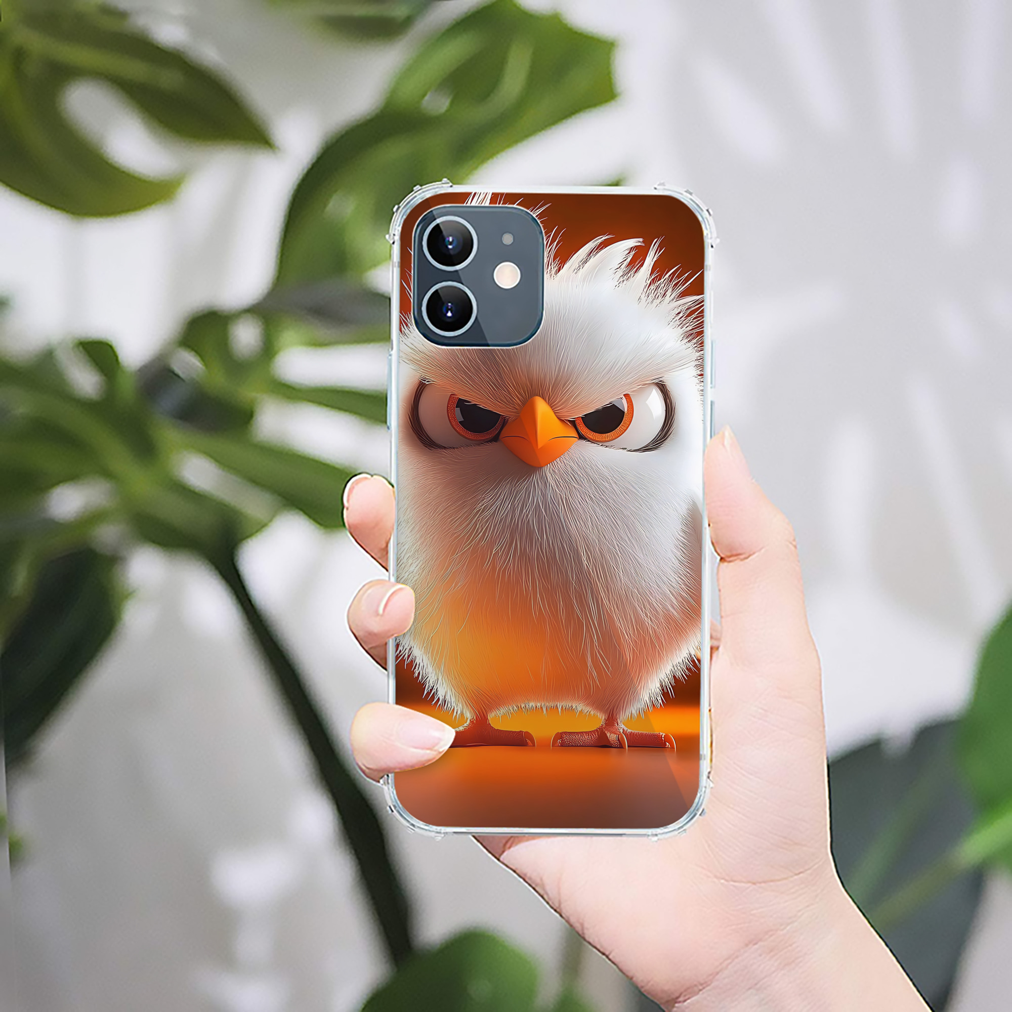 （画像用） Angry Birds アングリーバード 【iPhone 12シリーズ対応】透明スマホケース（クリアソフトケース）